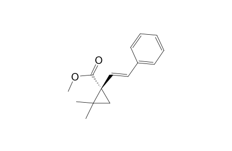 Methyl 2,2-Dimethyl-1.beta.-(2-(Z)-styryl)cyclopropane-1.alpha.-carboxylate