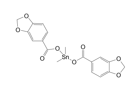 BIS-(PIPERONYLIC-ACID)-DIMETHYL-ORGANOTIN-(IV)