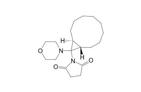 2,5-Pyrrolidinedione, 1-[11-(4-morpholinyl)bicyclo[8.1.0]undec-11-yl]-, stereoisomer