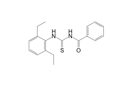 1-benzoyl-3-(2,6-diethylphenyl)-2-thiourea