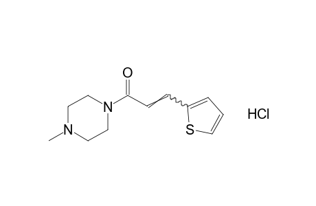 1-methyl-4-(2-thenylideneacetyl)piperazine, monohydrochloride