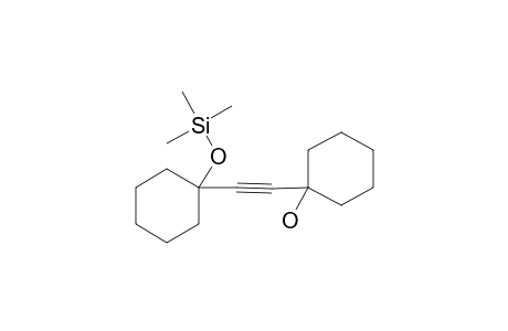 1,1'-Ethynylene-bis-cyclohexanol, tms derivative