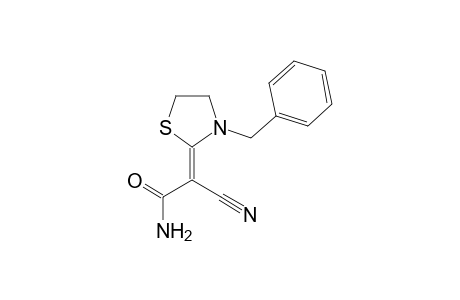 (Z)-(3-Benzylthiazolidin-2-ylidene)cyanoacetamide