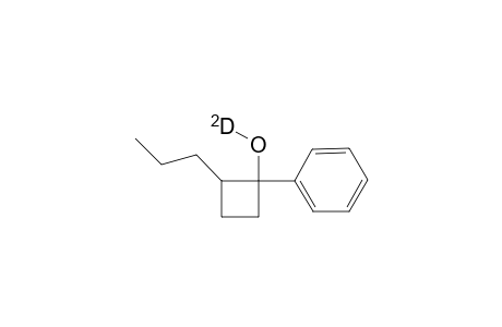 1-Phenyl-2-propylcyclobutanol - deuterated -OH derivative