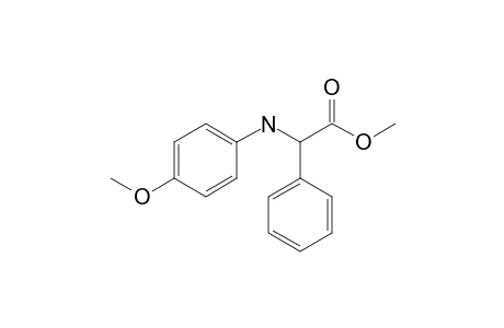 2-(4-Methoxyanilino)-2-phenylacetic acid methyl ester