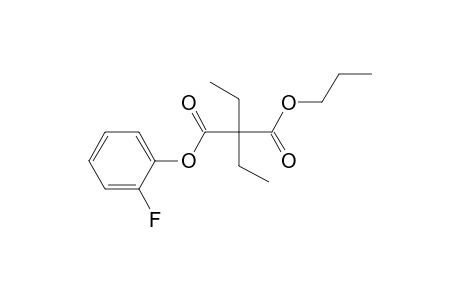 Diethylmalonic acid, 2-fluorophenyl propyl ester