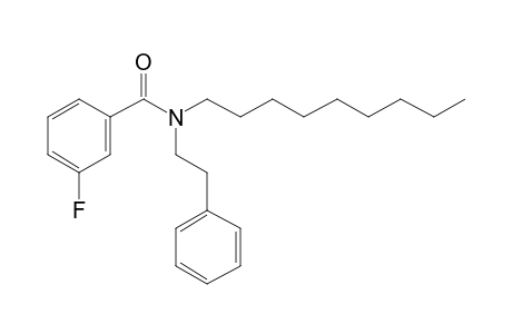 Benzamide, 3-fluoro-N-(2-phenylethyl)-N-nonyl-