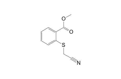 o-[(cyanomethyl)thio]benzoic acid, methyl ester