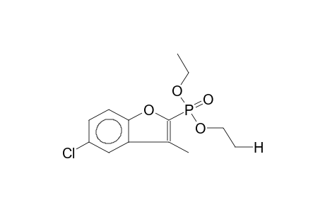 2-DIETHOXYPHOSPHORYL-3-METHYL-5-CHLOROBENZOFURAN