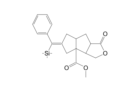 (5Z)-1-keto-5-[phenyl(trimethylsilyl)methylene]-3a,4,6,6a,7,7a-hexahydro-3H-pentaleno[1,2-c]furan-3b-carboxylic acid methyl ester