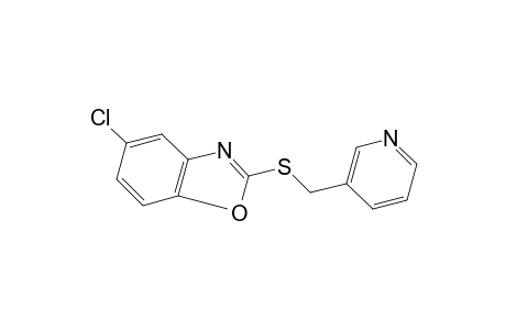 5-chloro-2-{[(3-pyridyl)methyl]thio}benzoxazole