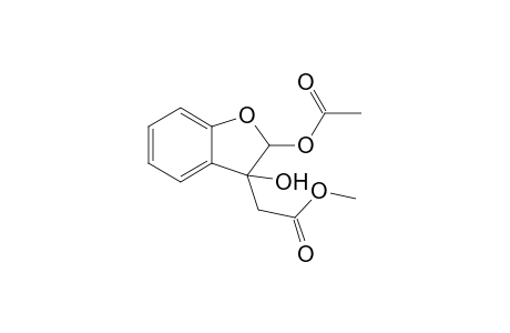 Methyl 2-acetoxy-3-hydroxy-2,3-dihydrobenzofuran-3-yl acetate