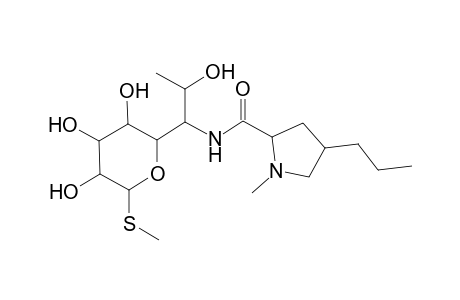 D-erythro-.alpha.-D-galacto-Octopyranoside, methyl 6,8-dideoxy-6-[[(1-methyl-4-propyl-2-pyrrolidinyl)carbonyl]amino]-1-thio-, (2S-trans)-