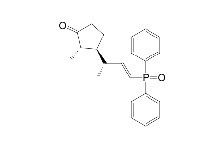 (1'RS,2SR,2'E,3SR)-3-[3'-(DIPHENYLPHOSPHINOYL)-1'-METHYLPROP-2'-ENYL]-2'-METHYLCYCLOPENTANONE