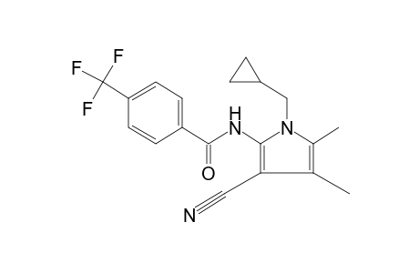 N-[3-cyano-1-(cyclopropylmethyl)-4,5-dimethylpyrrol-2-yl]-alpha,alpha,alpha-trifluoro-p-toluamide