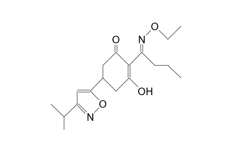 2-(1-Ethoximino-butyl)-3-hydroxy-5-(3-isopropyl-5-isoxazolyl)-2-cyclohexen-1-one