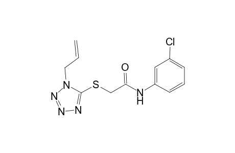 acetamide, N-(3-chlorophenyl)-2-[[1-(2-propenyl)-1H-tetrazol-5-yl]thio]-