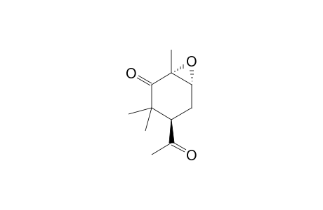 (1R,4R,6R)-4-Acetyl-1,3,3-trimethyl-7-oxabicyclo[4.1.0]heptan-2-one