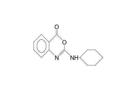 2-Cyclohexylamino-4H-3,1-benzoxazin-4-one