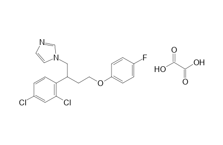 1-[2-(2,4-dichlorophenyl)-4-(p-fluorophenoxy)butyl]imidazole, oxalate(1:1)