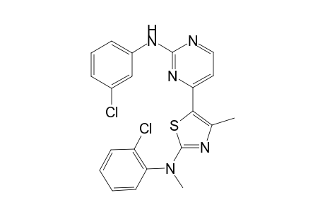 (4-{2-[(2-Chloro-phenyl)-(methyl)-amino]-4-methyl-thiazol-5-yl}-pyrimidin-2-yl)-(3-chloro-phenyl)-amine