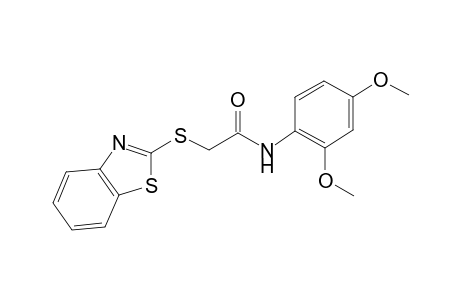 2-(Benzothiazol-2-ylsulfanyl)-N-(2,4-dimethoxy-phenyl)-acetamide