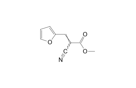 alpha-cyano-2-furanacrylic acid, methyl ester