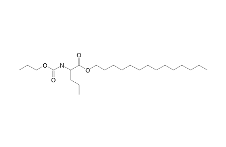 L-Norvaline, N-propoxycarbonyl-, tetradecyl ester