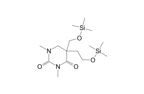 1,3-Dimethyl-5-(2-trimethylsilyloxyethyl)-5-(trimethylsilyloxymethyl)-1,3-diazinane-2,4-dione