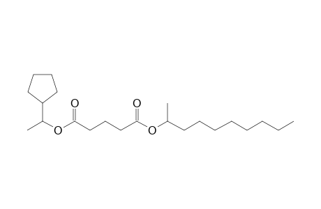 Glutaric acid, 1-cyclopentylethyl dec-2-yl ester