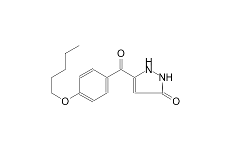 5-[4-(pentyloxy)benzoyl]-1,2-dihydro-3H-pyrazol-3-one