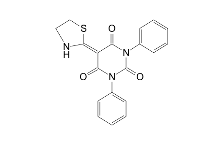 1,3-diphenyl-5-(2-thiazolidinylidene)barbituric acid