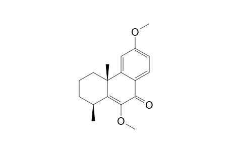 9-OXO-6,10-DIMETHOXY-1-BETA,4A-BETA-DIMETHYL-1,2,3,4,4A,9-HEXAHYDRO-PHENANTHRENE