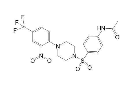 acetamide, N-[4-[[4-[2-nitro-4-(trifluoromethyl)phenyl]-1-piperazinyl]sulfonyl]phenyl]-