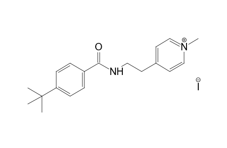 4-[2-(p-tert-butylbenzamido)ethyl]-1-methylpyridinium iodide