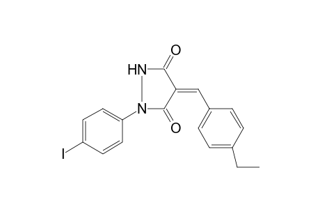 4-(4-Ethyl-benzylidene)-1-(4-iodo-phenyl)-pyrazolidine-3,5-dione