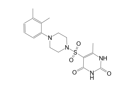 2,4(1H,3H)-pyrimidinedione, 5-[[4-(2,3-dimethylphenyl)-1-piperazinyl]sulfonyl]-6-methyl-