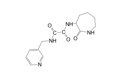 N-(Hexahydro-2-oxo-1H-azepin-3-yl)-N'-[(3-pyridyl)methyl]oxamide