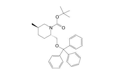 rac, trans-5-Methyl-2-trityloxymethylpiperidine-1-carboxylic acid tert-Butyl ester