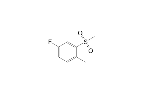 4-Fluoranyl-1-methyl-2-methylsulfonyl-benzene