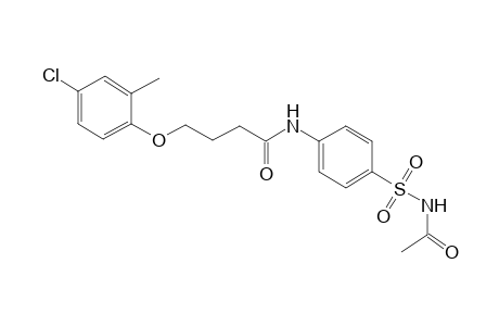 N-{4-[(acetylamino)sulfonyl]phenyl}-4-(4-chloro-2-methylphenoxy)butanamide