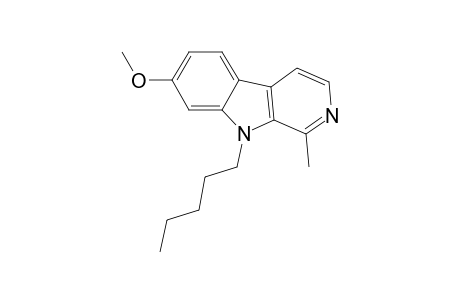 Harmine, N-(N-pentyl)-