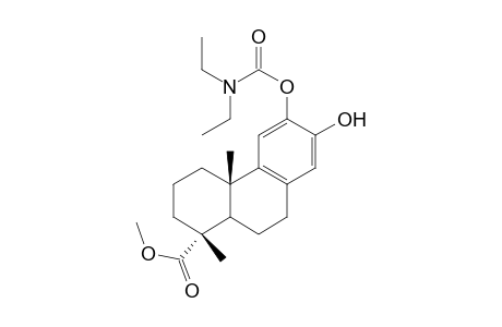 Methyl 12-N,N-diethylcarbamoyloxy-13-hydroxypodocarpa-8,11,13-trien-19-oate