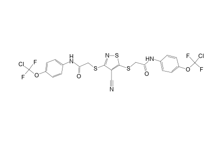 2-[3-[2-[4-[chloro(difluoro)methoxy]anilino]-2-oxo-ethyl]sulfanyl-4-cyano-isothiazol-5-yl]sulfanyl-N-[4-[chloro(difluoro)methoxy]phenyl]acetamide