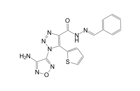 1-(4-amino-1,2,5-oxadiazol-3-yl)-N'-[(E)-phenylmethylidene]-5-(2-thienyl)-1H-1,2,3-triazole-4-carbohydrazide