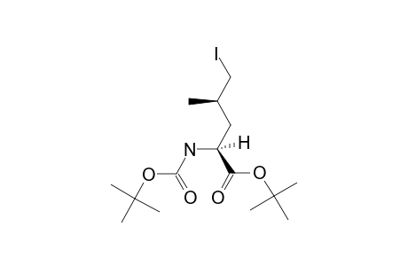 TERT.-BUTYL-(2S,4S)-N-(TERT.-BUTOXYCARBONYL)-5-IODO-[5,5-D2]-LEUCINE