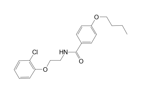 4-Butoxy-N-[2-(2-chlorophenoxy)ethyl]benzamide