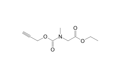 Sarcosine, N-propargyloxycarbonyl-, ethyl ester