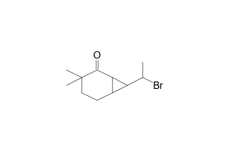 7-(1-Bromoethyl)-3,3-dimethyl-bicyclo[4.1.0]heptan-2-one