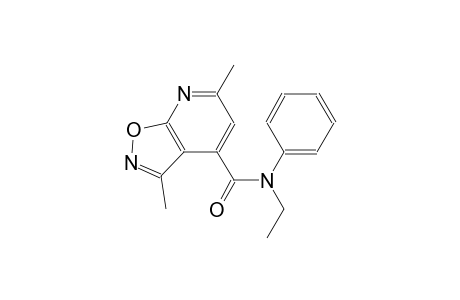 isoxazolo[5,4-b]pyridine-4-carboxamide, N-ethyl-3,6-dimethyl-N-phenyl-